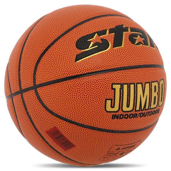 Мяч баскетбольный STAR JUMBO BB425 размер 7 оранжевый BB425 фото
