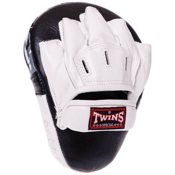 Лапа боксерская изогнутая тренировочная кожа TWINS FPML10-43 25x19x9см 1штука цвета в ассортименте Левая FPML10-43 фото