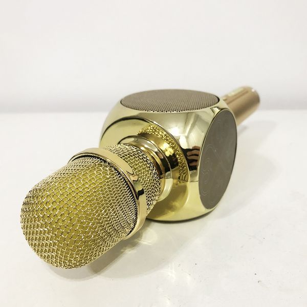 Беспроводной Bluetooth Микрофон для Караоке Микрофон DM Karaoke Y 68 + BT. Цвет: золотой ws71741-3 фото