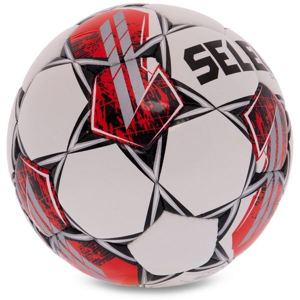 М'яч футбольний SELECT DIAMOND V23 DIAMOND-WR №4 білий-червоний DIAMOND-WR фото