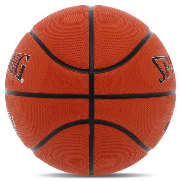 М'яч баскетбольний гумовий SPALDING NEVERFLAT HEX 84440Y розмір 7 помаранчевий 84440Y фото