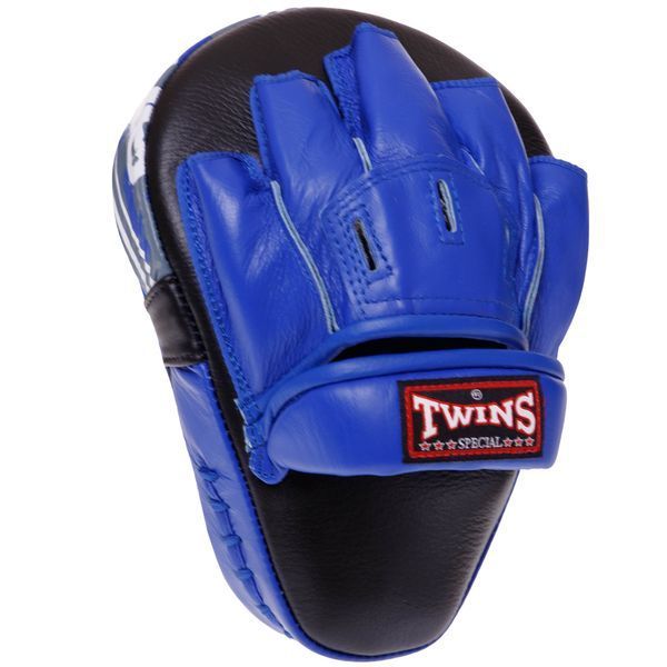 Лапа боксерская изогнутая тренировочная кожа TWINS FPML10-43 25x19x9см 1штука цвета в ассортименте Левая FPML10-43 фото