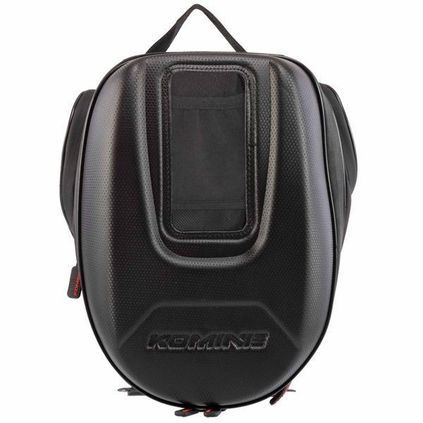 Сумка на бак мотоцикла на магнітах із вікном під телефон Tank Bag KOMINE M-2844 32х22х21см чорний M-2844 фото