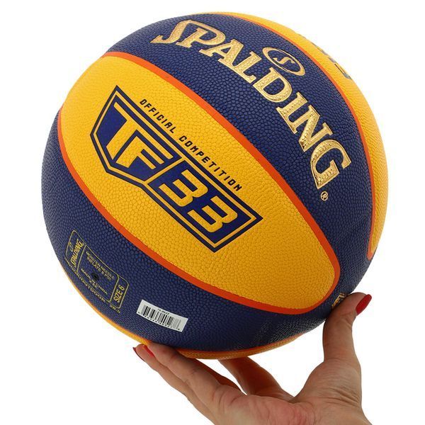 Мяч баскетбольный SPALDING TF 33 GOLD 76862Z размер 6 синий-желтый 76862Z фото