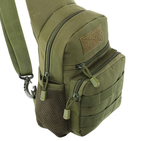 Сумка-слінг тактична з однією лямкою Military Rangers ZK-9102 розмір 28x16x10см 5л кольори в асортименті ZK-9102 фото