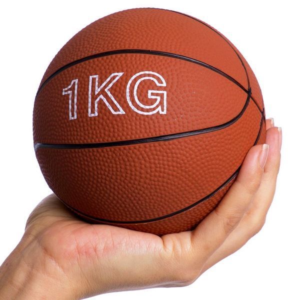 Медбол мяч медицинский Medicine Ball Record SC-8407-1 1кг цвета в ассортименте SC-8407-1 фото