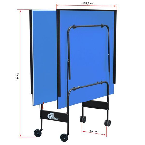 Стол для настольного тенниса GSI-Sport Indoor Gk-3.18 MT-0934 синий MT-0934 фото