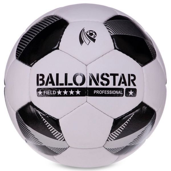 М'яч футбольний HYBRID BALLONSTAR FB-3132 №5 PU білий-синій FB-3132 фото