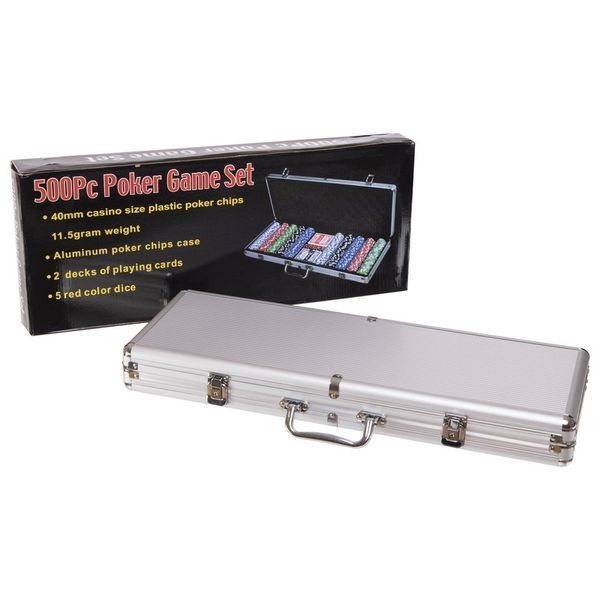 Набор для покера в алюминиевом кейсе Poker game set SP-Sport IG-2115 500 фишек IG-2115 фото