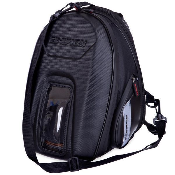 Сумка на бак мотоцикла на магнитах с окном под телефон Tank Bag KOMINE M-2844 32х22х21см черный M-2844 фото