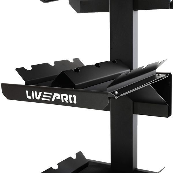 Стелаж модульний для інвентаря кросфіт STORAGE RACK LiveUp LP8875 розмір-55x60x180см чорний LP8875 фото