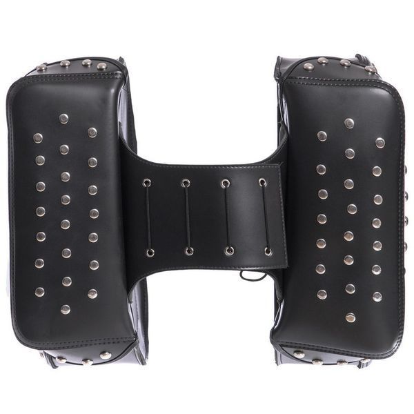 Кофры боковые для мотоцикла из экокожи Chopper BUOTAI H20 2шт 56x32x18см черный H20 фото