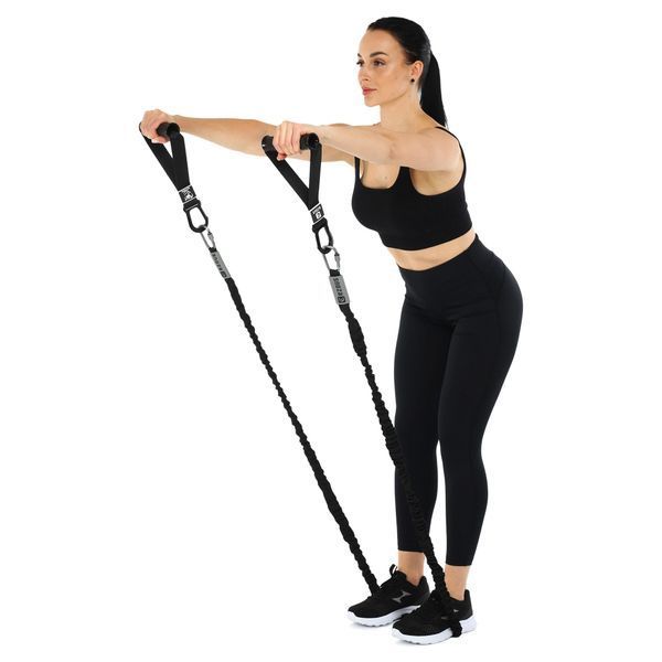 Ручки для еспандера і тренажера FIT HOOK HANDLES EZOUS F-05 2шт чорний F-05 фото
