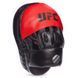 Лапа боксерська вигнута тренувальна PU UFC UHK-69754 26x19x5,5см 2штуки чорний-червоний UHK-69754 фото 2