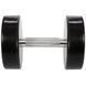 Гантель цельная профессиональная с полиуретановым покрытием LIFE FITNESS SC-80081-28 1шт 28кг черный-красный SC-80081-28 фото 2