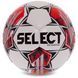 М'яч футбольний SELECT DIAMOND V23 DIAMOND-WR №4 білий-червоний DIAMOND-WR фото 1