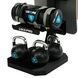 Стелаж модульний для інвентаря кросфіт STORAGE RACK LiveUp LP8875 розмір-55x60x180см чорний LP8875 фото 3