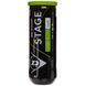 М'ячі для великого тенісу DUNLOP STAGE 1 GREEN DL601338 3шт салатовий DL601338 фото 5