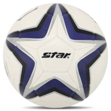 М'яч футбольний STAR POWER SHOT SB8294C №4 PU білий-темно-синій SB8294C фото
