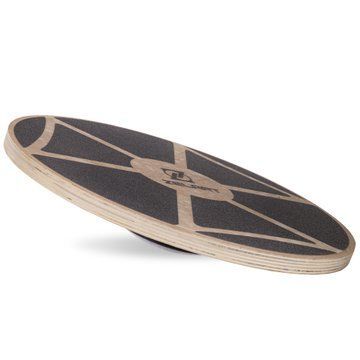 Диск балансировочный балансборд деревянный WOOD BALANCE BOARD Zelart FI-2582 39х7,5см черный FI-2582 фото