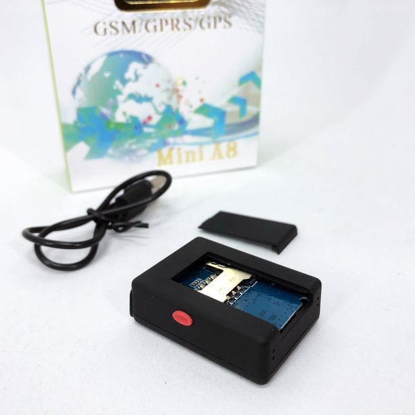 Мини GPS трекер через SIM карту А8 со встроенным микрофоном, GPS GSM трекер для авто, Маячок ws25672 фото