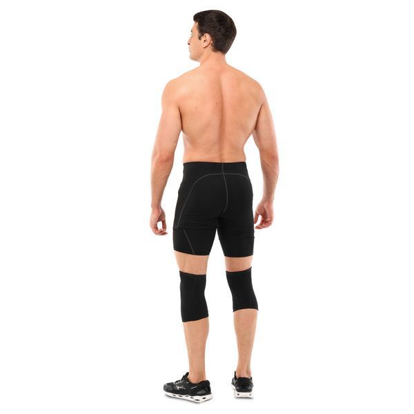 Наколінники для присіду та пауерлфтингу 2штуки KNEE SLEEVE EZOUS A-06 S-XL чорний S A-06 фото