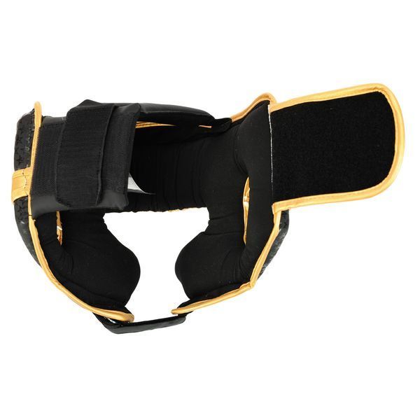 Шлем боксерский в мексиканском стиле FLEX FISTRAGE VL-5500 S-XL черный-золотой S VL-5500 фото