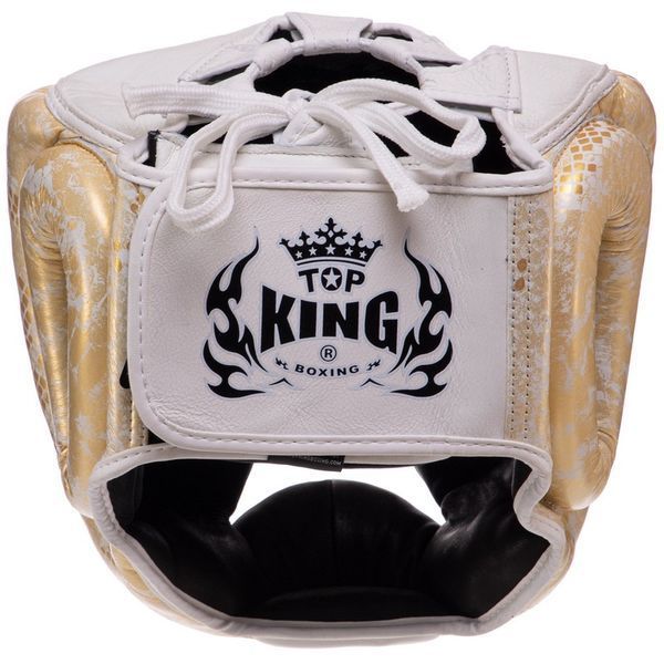 Шлем боксерский с полной защитой кожаный TOP KING Super Snake TKHGSS-02 S-XL цвета в ассортименте S TKHGSS-02 фото