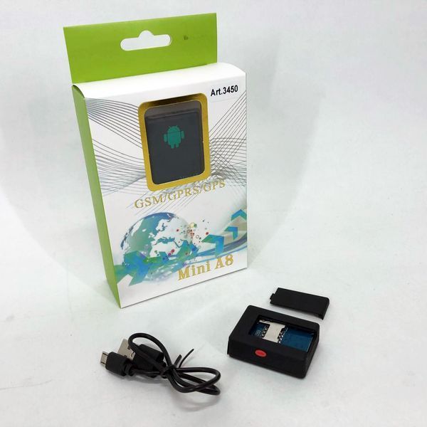 Мини GPS трекер через SIM карту А8 со встроенным микрофоном, GPS GSM трекер для авто, Маячок ws25672 фото
