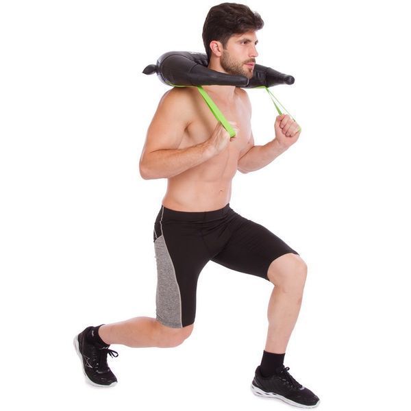 Мешок Болгарский тренировочный Zelart Bulgarian Bag FI-5024-15 15кг черний-салатовый FI-5024-15 фото
