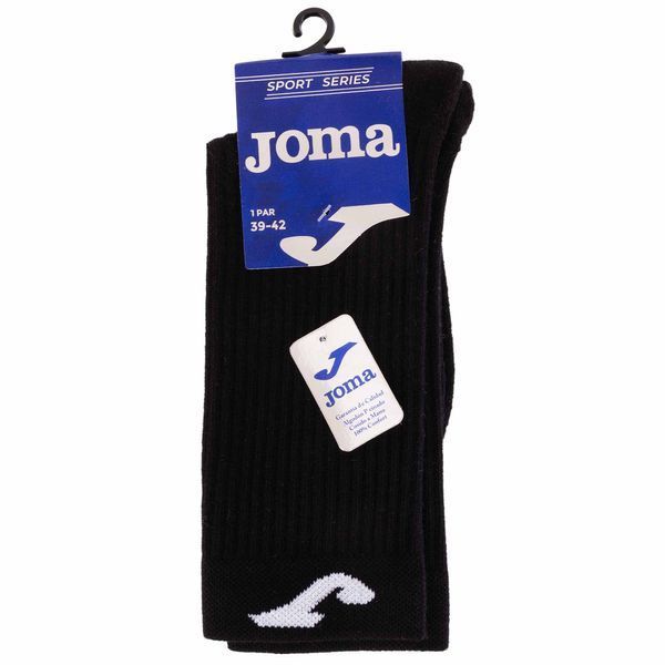 Носки спортивные унисекс высокие Joma SPORT 400032-P01 размер 35-50 черный 43-46 400032-P01 фото
