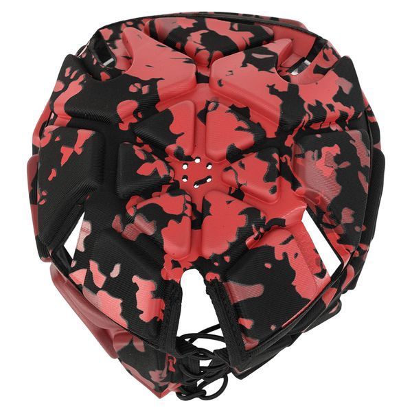 Шлем защитный мягкий для игры в регби Joma PROTECT 400704-106 M-L черный-красный M 400704-106 фото