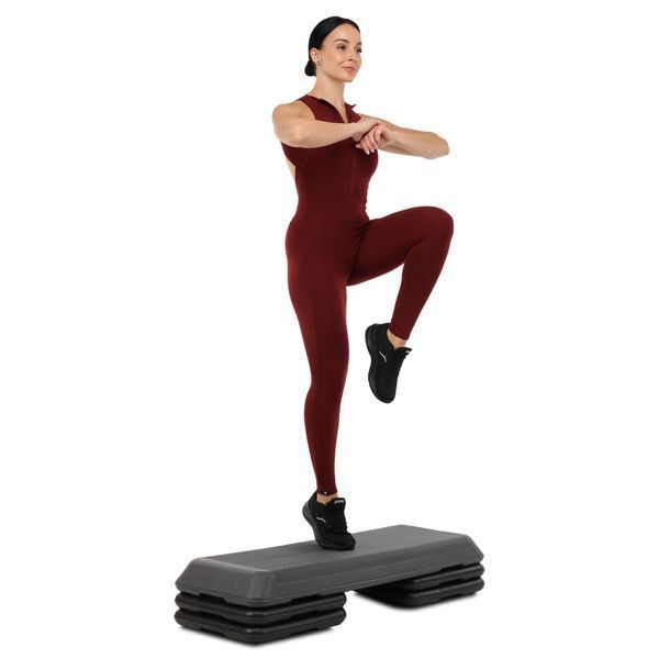 Степ-платформа для фитнеса и аэробики 3 уровня высоты SP-Sport FI-1577 110x36,5x10-21см цвета в ассортименте FI-1577 фото