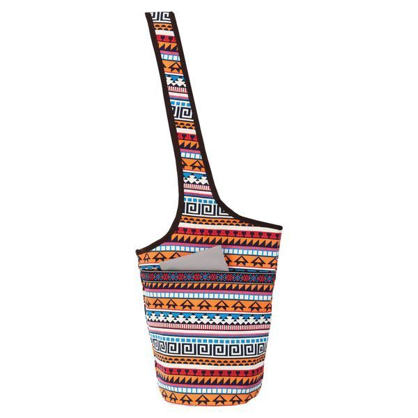 Сумка для йоги через плечо KINDFOLK Yoga bag SP-Sport FI-8364-1 оранжевый-голубой FI-8364-1 фото