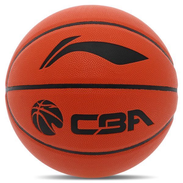 Мяч баскетбольный LI-NING CBA LBQK577-3 размер 7 оранжевый LBQK577-3 фото