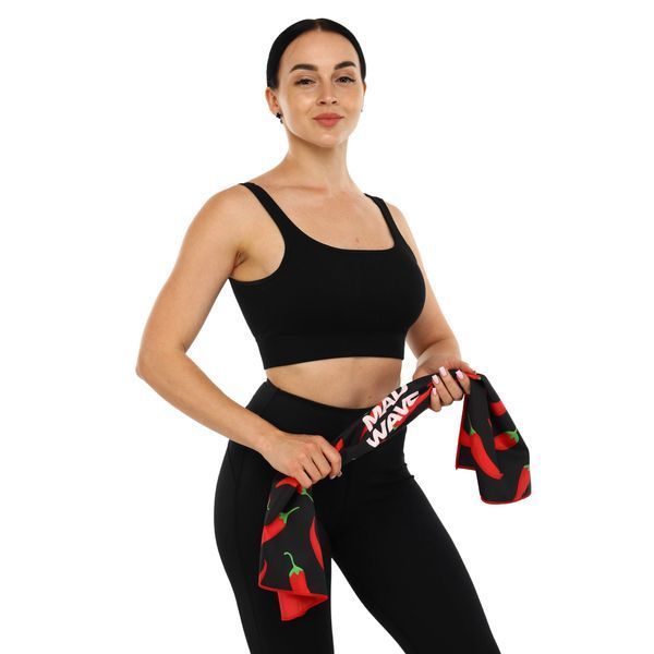 Полотенце спортивное из микрофибры MadWave SPICY M076304100W 80х40см черный M076304100W фото