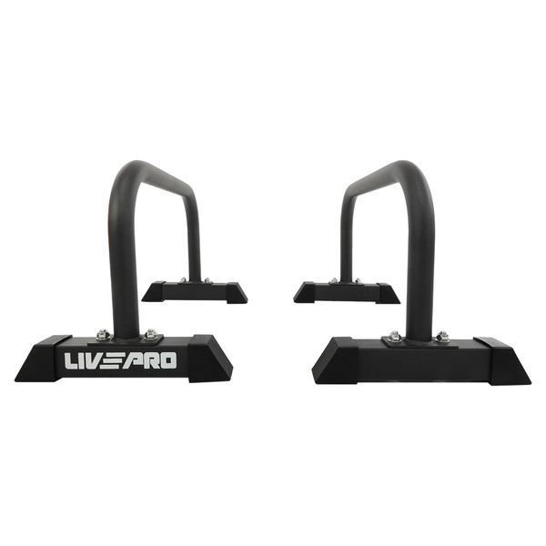 Упоры для отжиманий 2штуки LiveUp LP8160 PUSH-UP BAR 63х33х36,5см черный LP8160 фото