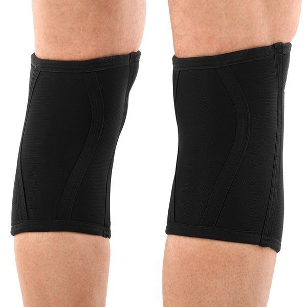 Наколінники для присіду та пауерлфтингу 2штуки KNEE SLEEVE EZOUS A-06 S-XL чорний S A-06 фото