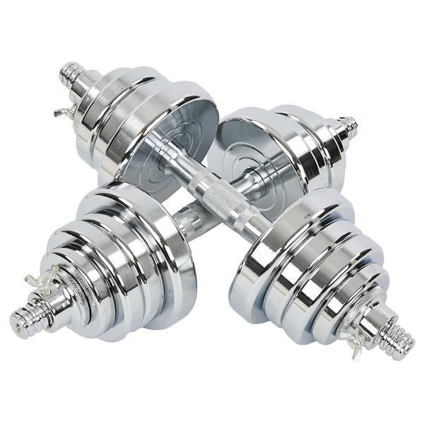 Гантели разборные стальные хромированные 25кг SP-Sport TA-8054-25 2шт по 12,5кг хром TA-8054-25 фото
