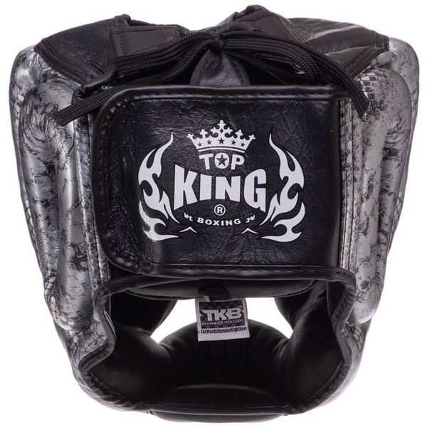 Шлем боксерский с полной защитой кожаный TOP KING Super Snake TKHGSS-02 S-XL цвета в ассортименте S TKHGSS-02 фото
