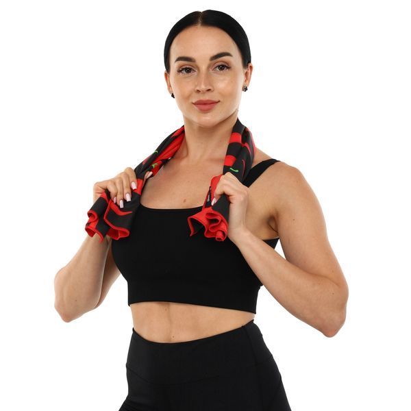 Полотенце спортивное из микрофибры MadWave SPICY M076304100W 80х40см черный M076304100W фото