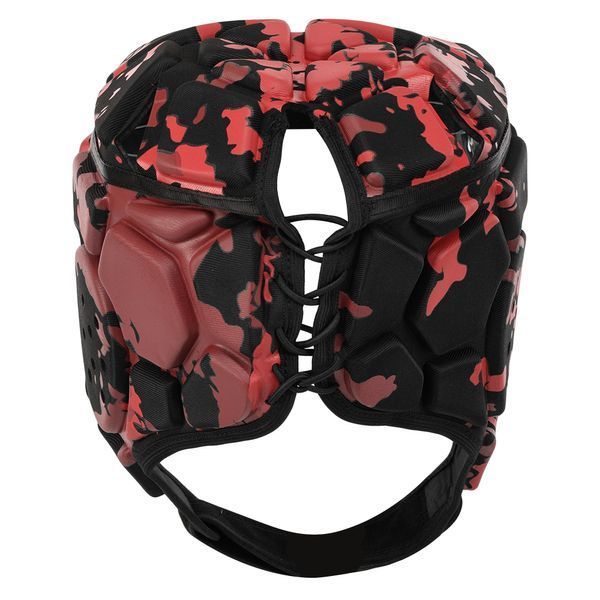 Шлем защитный мягкий для игры в регби Joma PROTECT 400704-106 M-L черный-красный M 400704-106 фото