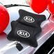Автодушки 2 шт на подголовник Kia/Киа, натуральная кожа, черные, Подголовник для авто с комфортом ws85941 фото 5