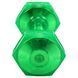 Гантель для фитнеса с TPU покрытием Zelart Jelly Urethane Coated Dumbbells TA-2946-10LB 1шт 4,5кг салатовый TA-2946-10LB фото 3