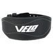 Пояс атлетический кожаный VELO VL-9741 спинка-15см размер-S-XXL черный-белый VL-9741 фото 6