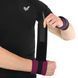 Бинты кистевые для жима STRENGTH WRIST WRAPS EZOUS C-05 2штуки черный-фиолетовый C-05 фото 3