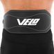 Пояс атлетический кожаный VELO VL-9741 спинка-15см размер-S-XXL черный-белый VL-9741 фото 14