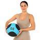 М'яч медичний медбол Medicine Ball LiveUp LP8112-8 8кг чорний-синій LP8112-8 фото 7