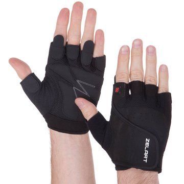 Перчатки спортивные Zelart SB-161564 S-XXL черный L SB-161564 фото