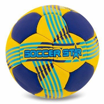 Мяч гандбольный SOCCER STAR HB-5153-1 размер 1 синий-желтый HB-5153-1 фото